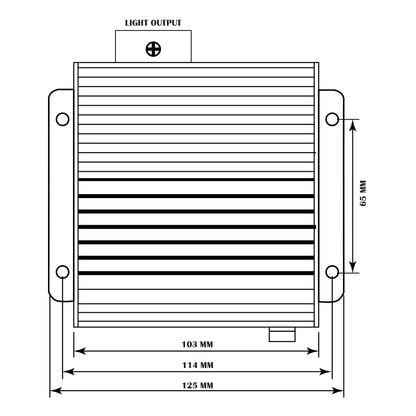 150 Strands optic fibre shooting star harness and generator complete kit