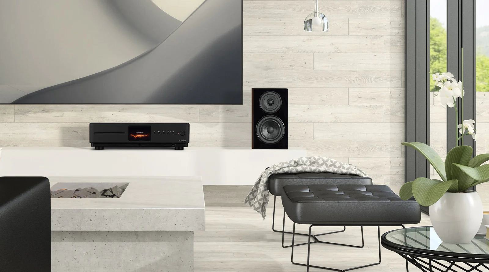 Audiolab Omnia All in One streaming integrated amplifier + CD Player