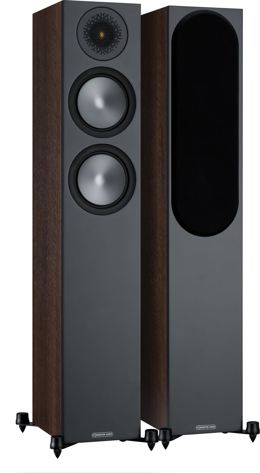 Monitor Audio Bronze 200 (6G) Floorstanding Speakers - Walnut Pair