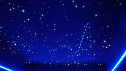 150 Strands optic fibre shooting star harness and generator complete kit