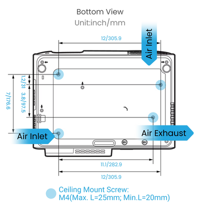 BenQ W4100i | 4K HDR LED 3200lm Home Theatre DLP Projector