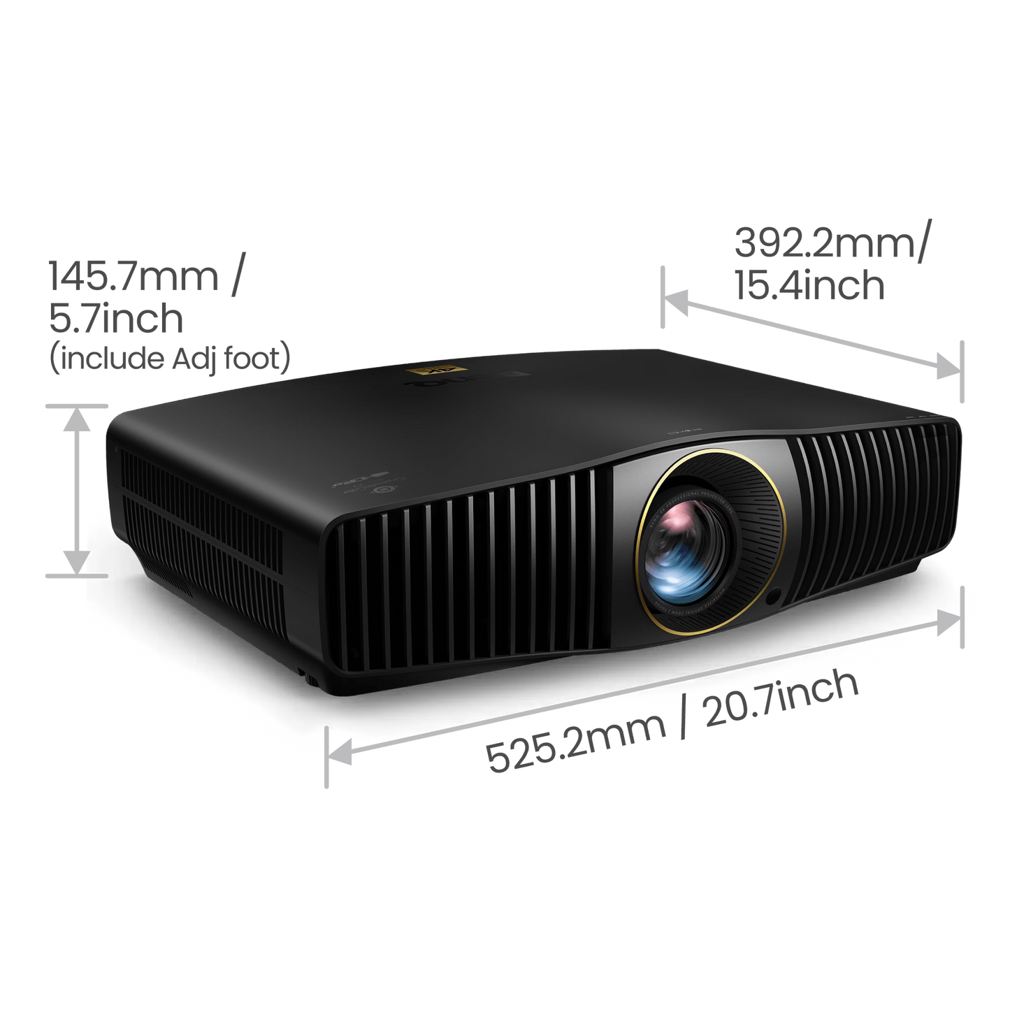 BenQ W5800｜4K HDR 2600lm Laser Home Theatre DLP Projector
