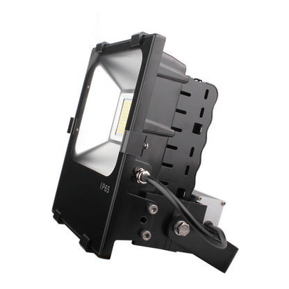 Industrial Flood Light, 50W, 5500 Lumens, Philips SMD, Mean Well Driver, IP65, 4500K, Black
